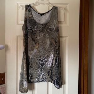 Strazzi snake skin tank!